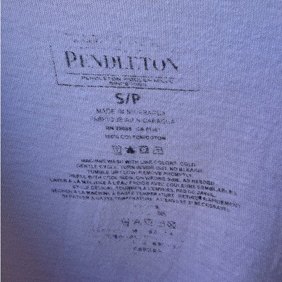 Pendleton Pocket T Shirt Mens Small White Graphic Logo Tee - product photo 3