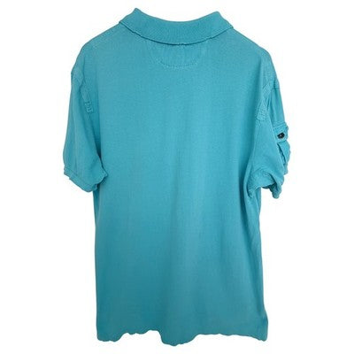 Polo Ralph Lauren Polo Shirt Mens XL Aqua Blue Custom Fit Pony Logo - product photo 2