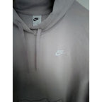 Nike Club Fleece Pullover Hoodie Mens Large Gray Embroidered Swoosh - product photo 4