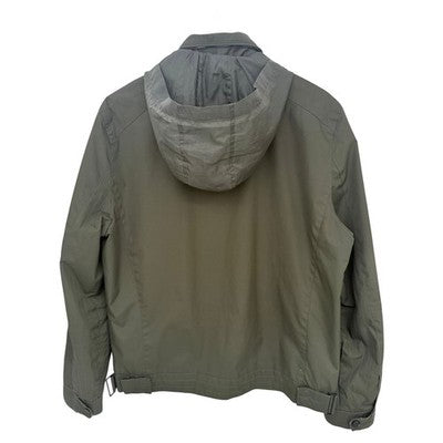Andrew Marc Jacket Mens Medium Olive Green Full Zip Hooded Coat - product photo 3