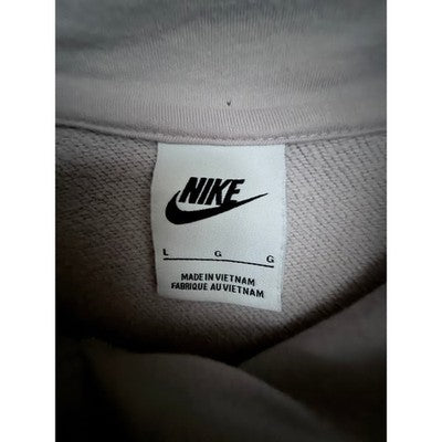 Nike Club Fleece Pullover Hoodie Mens Large Gray Embroidered Swoosh - product photo 3
