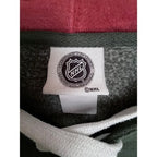 Minnesota Wild Lace Up Hoodie Green NHL Hockey Sweatshirt Mens Large - product photo 3