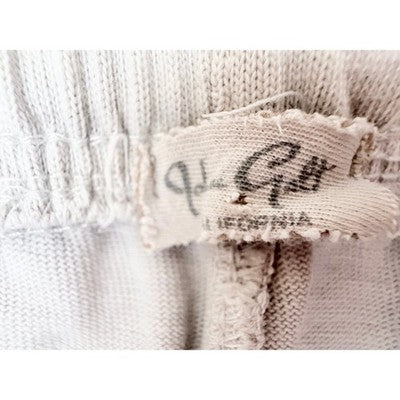 John Galt Womens Medium White Linen Blend Drawstring Wide Leg Pants - product photo 3