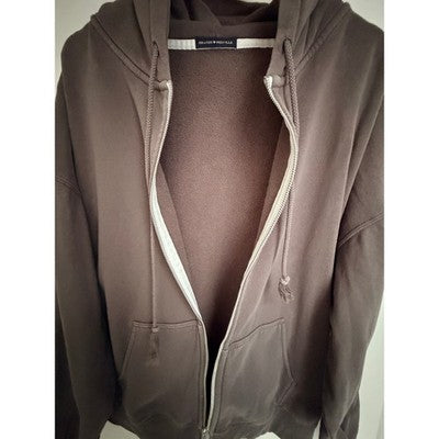 Brandy Melville Brown Zip Hoodie One Size - product photo 4