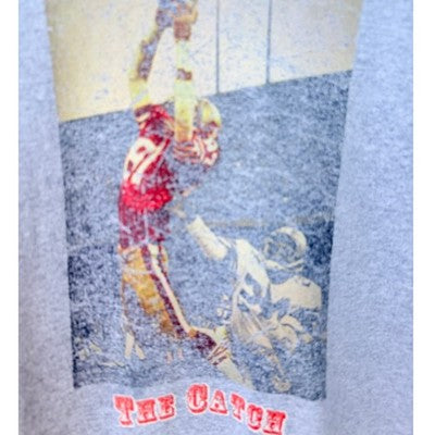 San Francisco 49ers The Catch Vintage Style T Shirt Mens Large Gray NFL Tee - product photo 4