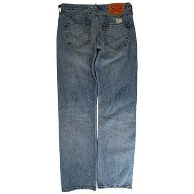 Levi's 501 Mens 30x30 Blue Distressed Ripped Jeans - product photo 2