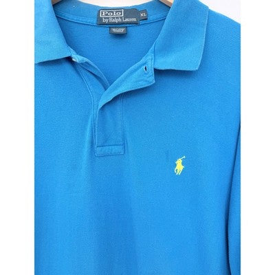 Polo Ralph Lauren Polo Shirt Mens XL Blue Purple Pony Short Sleeve - product photo 4