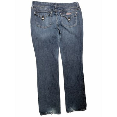 Hudson Jeans Mens 32 Blue Bootcut Stretch Denim Pants Flap Pocket - product photo 2