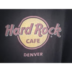 Hard Rock Cafe Denver T Shirt Mens Medium Black Logo Graphic 100% Cotton - product photo 4
