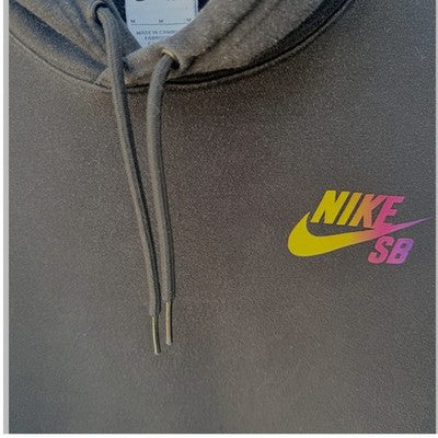 Nike SB Hoodie Mens Medium Black Sunset Graphic Skateboarding Sweatshirt - product photo 4