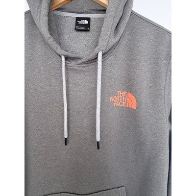 The North Face Graphic Hoodie Mens Medium Gray Pullover Sweatshirt Outdoor - product photo 5