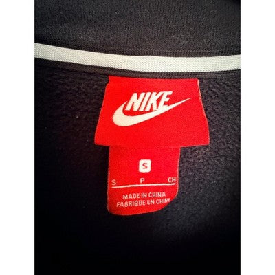 Nike Air Quarter Zip Sweatshirt Mens S Black Gray - product photo 3