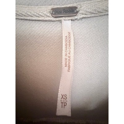 Free People Gray Fleece Shacket Womens XS - product photo 3