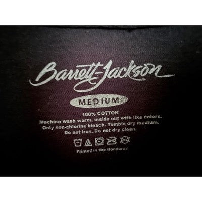 Barrett Jackson 50th Anniversary Scottsdale AZ 2022 Graphic Tee Mens Med Black - product photo 3