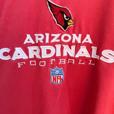 Arizona Cardinals Vintage Long Sleeve Shirt Mens L Reebok NFL Red - product photo 4