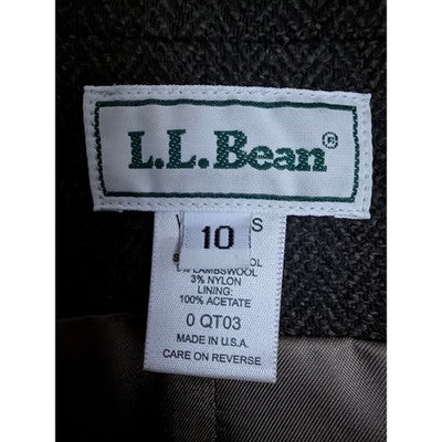 L.L.Bean Wool Blazer Womens 10 - product photo 3