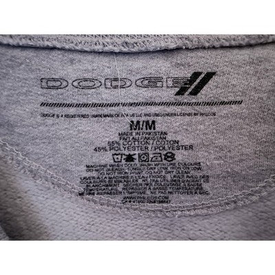 Dodge Super Bee 1969 Sweatshirt Mens Medium Gray Graphic Muscle Car - product photo 3