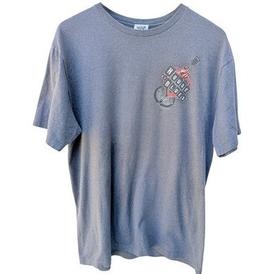 House of Blues T Shirt Mens Large Blue Guitar Logo Graphic - product photo 2