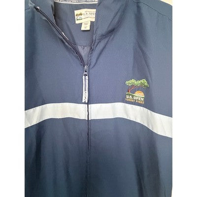 2008 U.S. Open Torrey Pines Mens Windbreaker Jacket Blue Full Zip XL - product photo 5