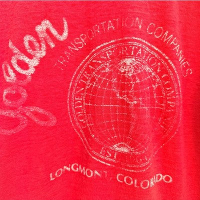Golden Transportation Colorado T Shirt Mens Large Pocket Graphic Vintage - product photo 3