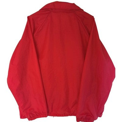 Hartwell Alhambra Varsity Windbreaker Jacket Mens XL Red Snap Front USA Made - product photo 2