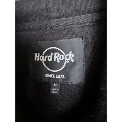 Hard Rock Cafe Orlando Hoodie Mens Medium Black Graphic Pullover Sweatshirt - product photo 3