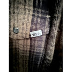 Vans Double Fusion Hooded Flannel Shirt Mens XL Brown Plaid NWT - product photo 4