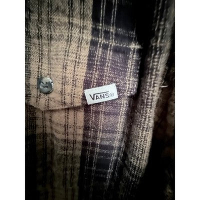 Vans Double Fusion Hooded Flannel Shirt Mens XL Brown Plaid NWT - product photo 4