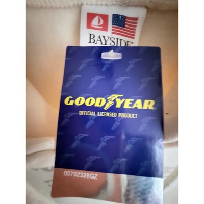 Goodyear Racing Pullover Hoodie Mens Medium Made In USA Cream NWT - product photo 4