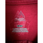 Majestic Joe Montana Hall of Fame San Francisco 49ers Graphic T Shirt Mens L Red - product photo 3
