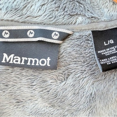 Marmot Fleece Jacket Womens Large Green Full Zip Soft Plush Outdoor Layer - product photo 3
