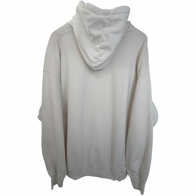 Brandy Melville White Monarch Butterfly Embroidered Hoodie - product photo 2
