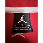 Jordan Full Zip Track Jacket Mens Large Red White Basketball Warm Up Jacket - product photo 3