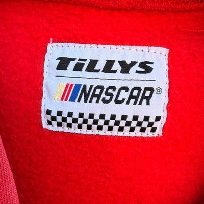 NASCAR Racing Graphic Hoodie Tillys Mens S Red Motorsports Sweatshirt - product photo 4