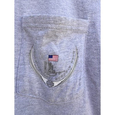 Harley Davidson Sturgis 2002 T Shirt Mens L Gray Biker Motorcycle Rally Graphic - product photo 4