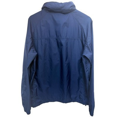 L.L. Bean Pullover Jacket Mens Medium Blue 1/4 Zip Nylon Lightweight Outdoor - product photo 2