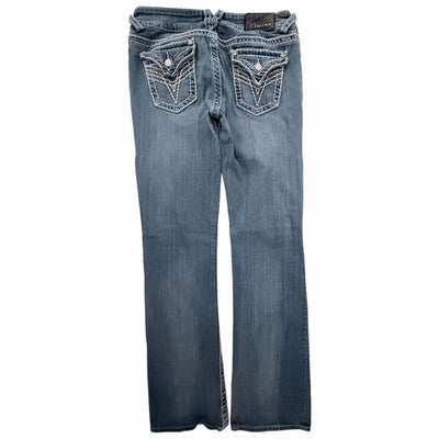 Vigoss Boot Cut Jeans Womens 9/10 Blue - product photo 2