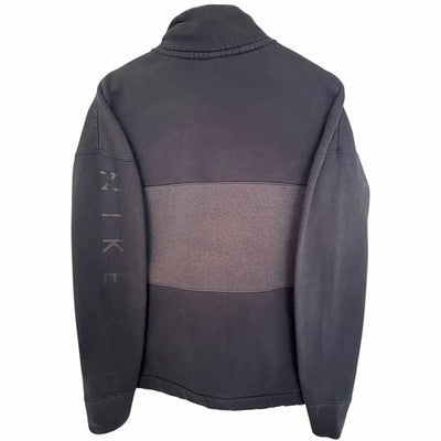 Nike Air Quarter Zip Sweatshirt Mens S Black Gray - product photo 2