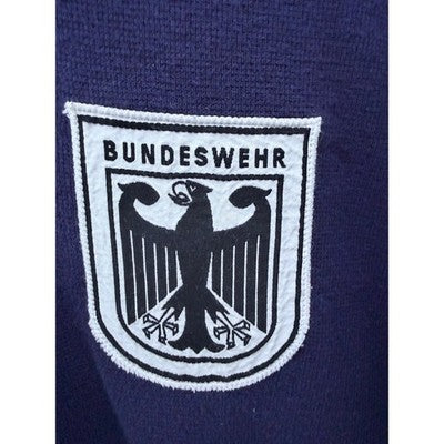 Bundeswehr Track Jacket Mens 52 46 Blue German Military Full Zip Sweatshirt - product photo 5