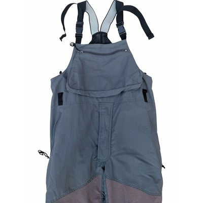 Burton Universe Vintage Adult Large Gray Blue Snowboard Bib Pants - product photo 4