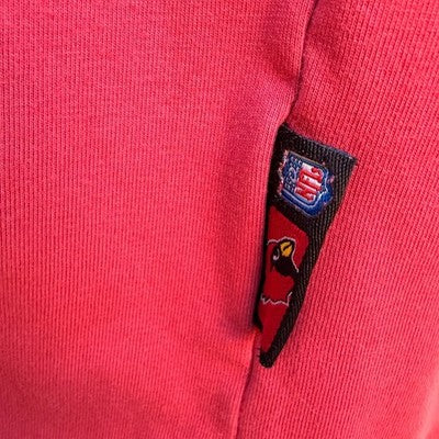 Arizona Cardinals Vintage Long Sleeve Shirt Mens L Reebok NFL Red - product photo 3