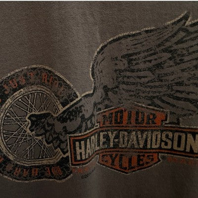 Harley-Davidson Barnett Dealer Pocket T-Shirt Brown Size XXL Fits Like XL - product photo 4