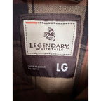 Legendary Whitetails Shirt Jacket Mens Large Brown Button Front Long Sleeve - product photo 3