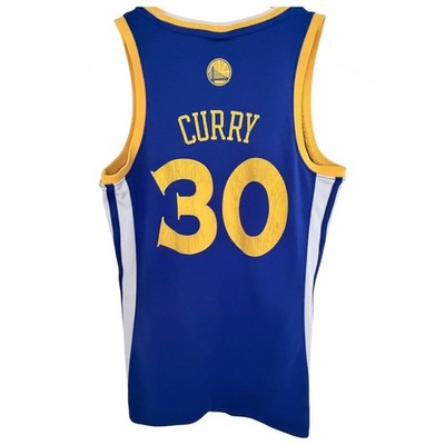 Adidas Golden State Warriors Stephen Curry 30 NBA Jersey Womens Small Blue - product photo 2