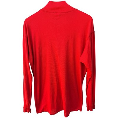 Patagonia Capilene Quarter Zip Base Layer Shirt Mens XL Red Made In USA - product photo 2