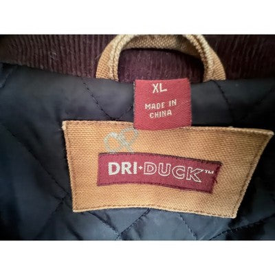 DRI DUCK Blanket Lined Canvas Chore Jacket Mens XL Brown Reinke Workwear - product photo 3