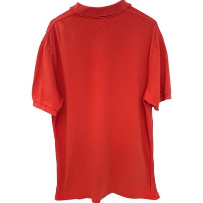 Polo Ralph Lauren Polo Shirt Mens XL Coral Orange Blue Pony Short Sleeve - product photo 2
