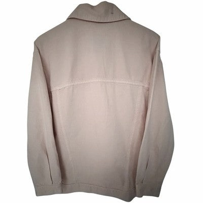 Abercrombie Pink Oversized Trucker Jacket Womens L - product photo 2