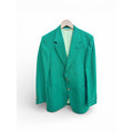 Vintage IZOD Lacoste Green Blazer Sport Coat Mens 40R USA Gold Buttons Preppy