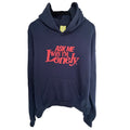 Lonely Ghost Ask Me Why I'm Lonely Hoodie Womens XL Navy Pullover Sweatshirt